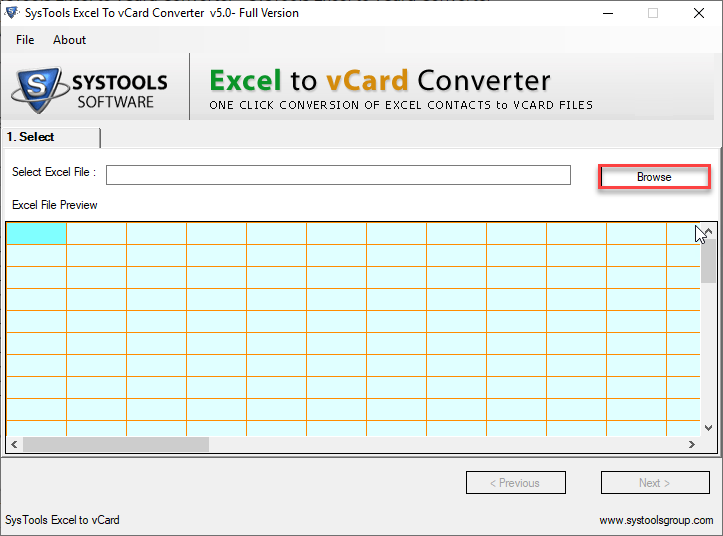 download excel to vcard converter