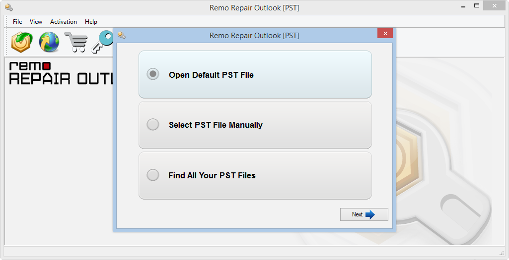 remo pst repair tool